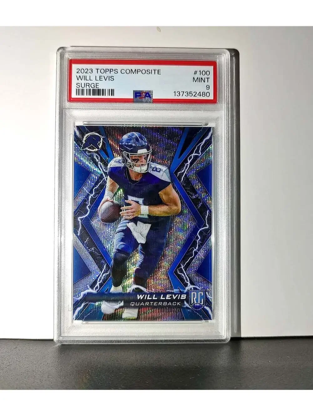 Will Levis 2023 Topps Resurgence Rookie #100 Surge 153/249 PSA 9 Mint